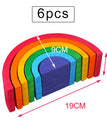 6 slices of rainbow