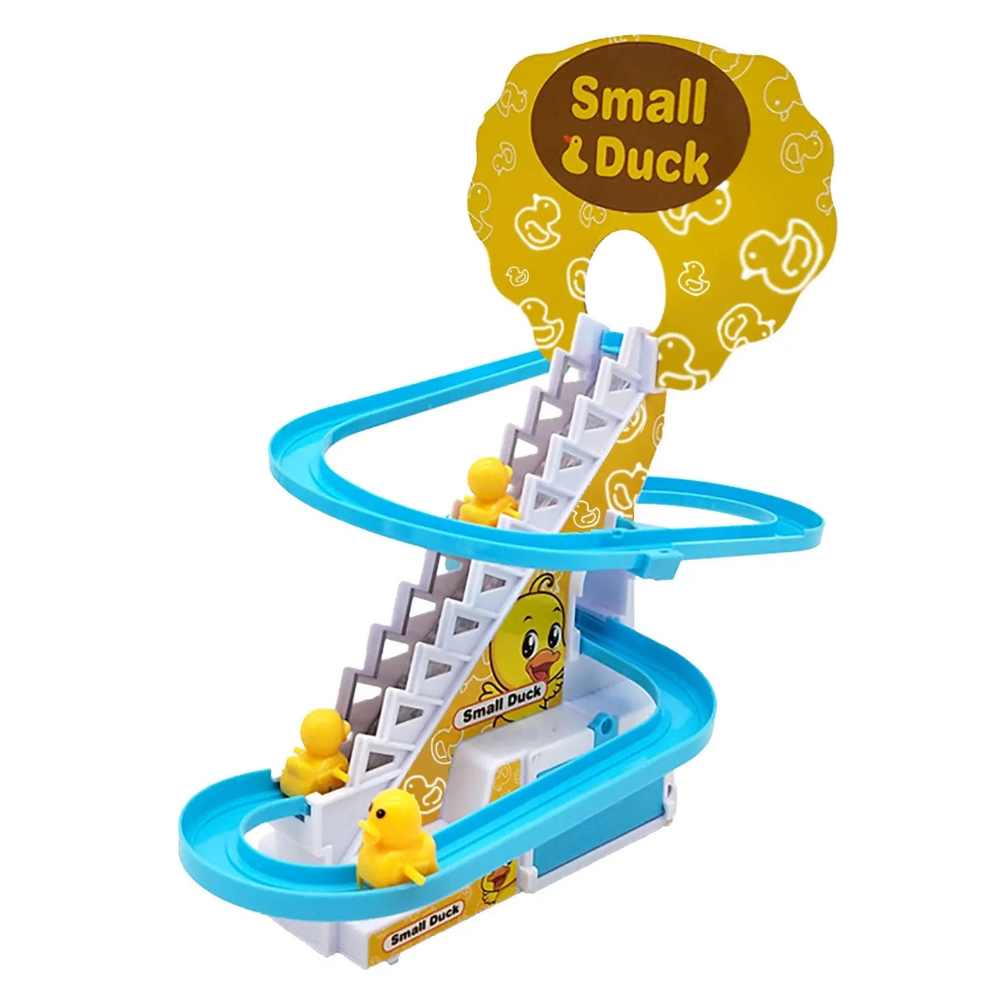 Little Duck Climbing Stairs Toy  Little Penguin Automatic Ladder Light beldemo5-toys2