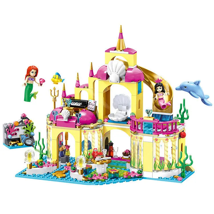 Mermaid Underwater Palace, The Same Building Block Toy beldemo5-toys2
