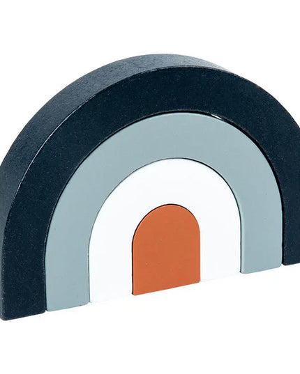 Wooden Assembled Rainbow House Villain Barrel beldemo5-toys2
