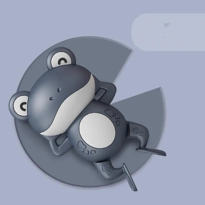 Little Frog Bath Toy, Baby Bathroom, Wind-Up Wind-Up Floating Toy beldemo5-toys2