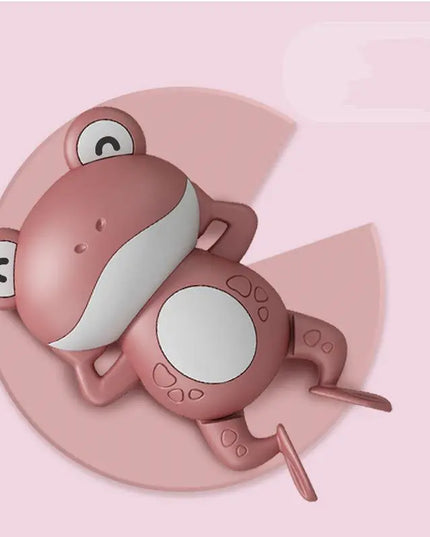 Little Frog Bath Toy, Baby Bathroom, Wind-Up Wind-Up Floating Toy beldemo5-toys2