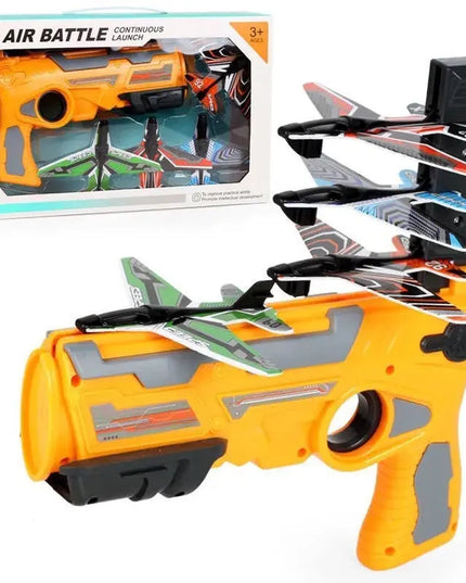 Children's Outdoor Boy Toys Hand Throwing Spin Glider Model Launcher beldemo5-toys2