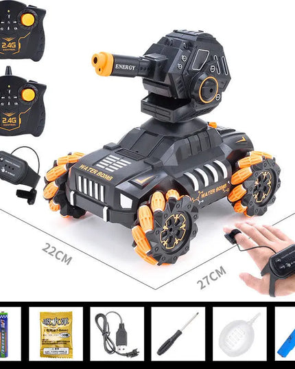 The Remote Control Tank Toy Car Can Be Charged By Launching Water Bombs beldemo5-toys2