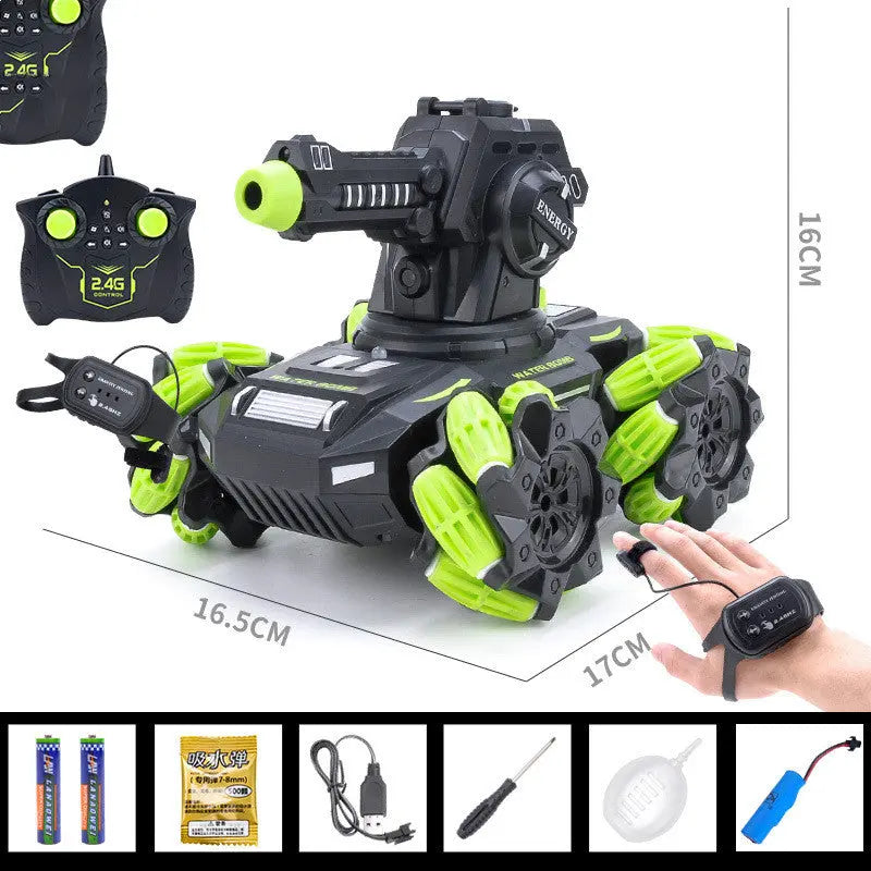 The Remote Control Tank Toy Car Can Be Charged By Launching Water Bombs beldemo5-toys2