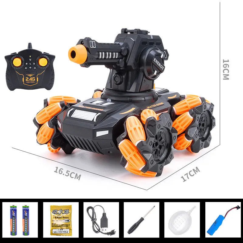 The Remote Control Tank Toy Car Can Be Charged By Launching Water Bombs beldemo5-toys2