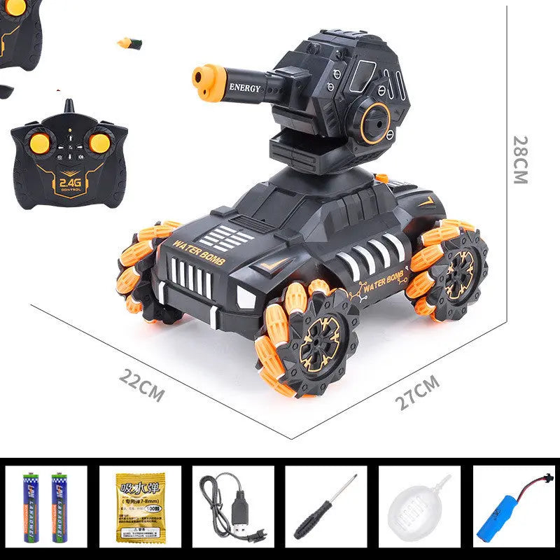 The Remote Control Tank Toy Car Can Be Charged By Launching Water Bombs beldemo5-toys2
