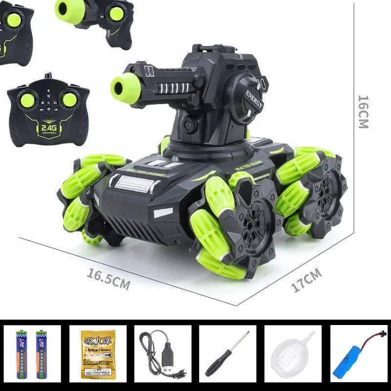 The Remote Control Tank Toy Car Can Be Charged By Launching Water Bombs beldemo5-toys2