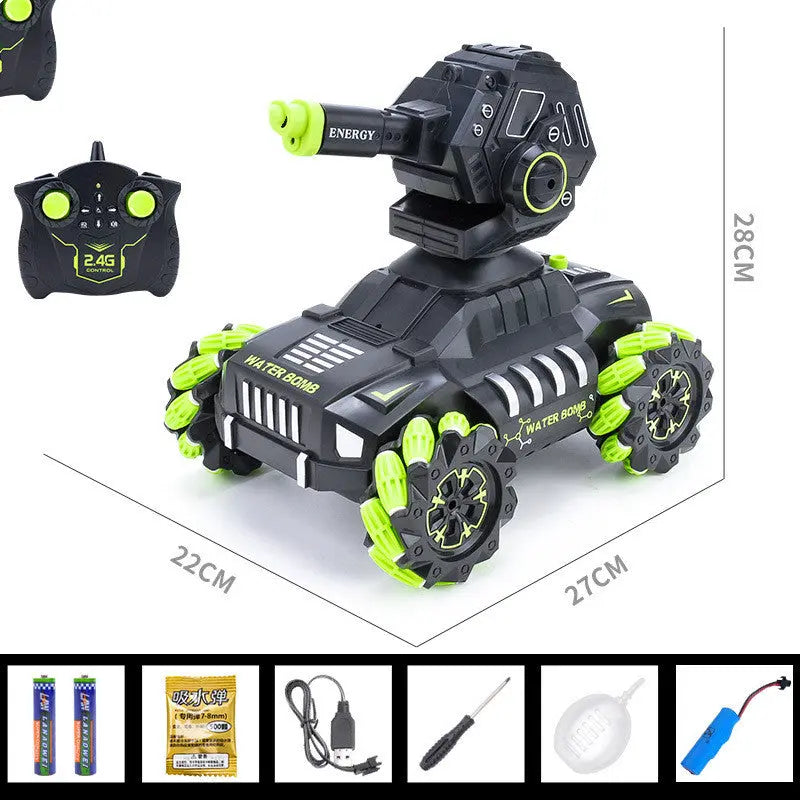 The Remote Control Tank Toy Car Can Be Charged By Launching Water Bombs beldemo5-toys2