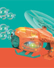 Orange airplane