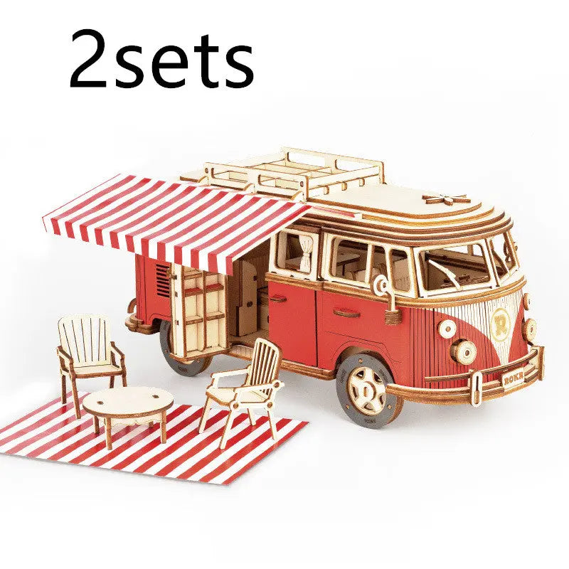 Three-dimensional Mechanical Transmission Model Camper beldemo5-toys2