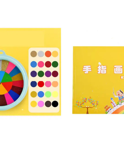 New Hot Selling Kindergarten Finger Print Mud Non-toxic Washable Pigment beldemo5-toys2