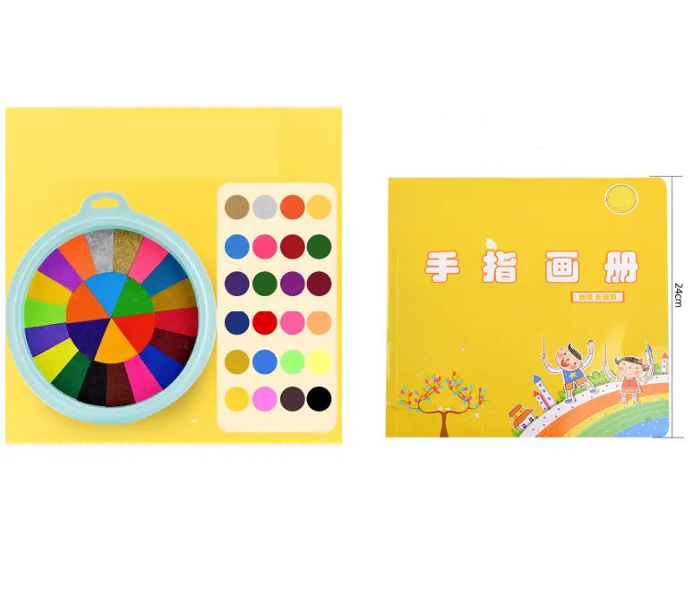 New Hot Selling Kindergarten Finger Print Mud Non-toxic Washable Pigment beldemo5-toys2
