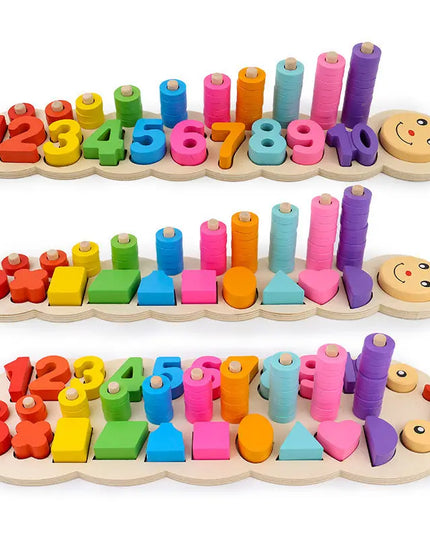 Early Childhood Education Wooden Logarithmic Board beldemo5-toys2