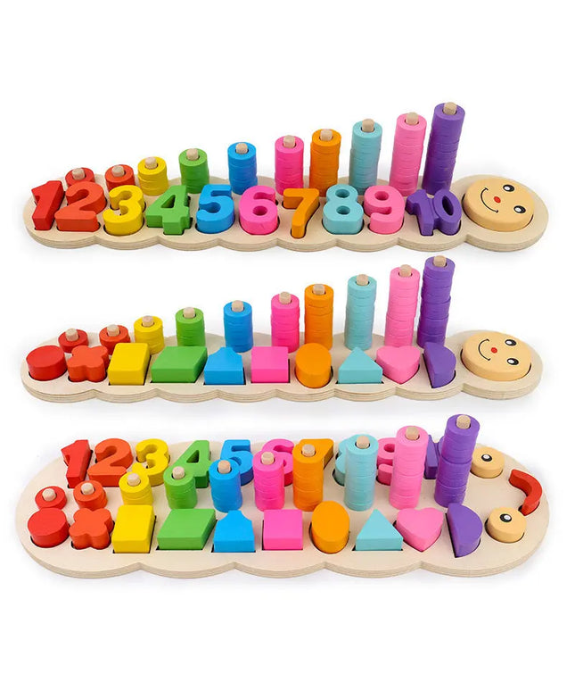 Early Childhood Education Wooden Logarithmic Board beldemo5-toys2
