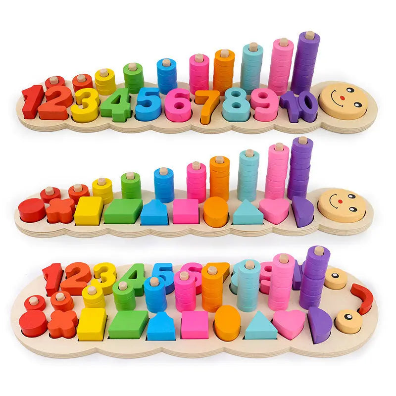 Early Childhood Education Wooden Logarithmic Board beldemo5-toys2