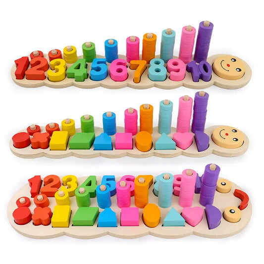 Early Childhood Education Wooden Logarithmic Board beldemo5-toys2
