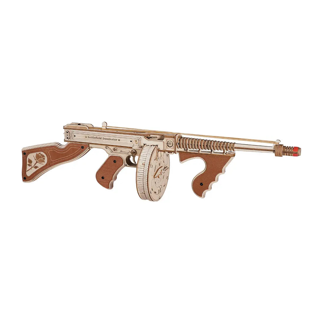 Rokr Thompson Submachine Gun Toy Gift For Boys Wooden Puzzle LQB01 Firing Model beldemo5-toys2