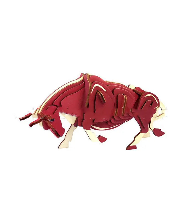 Rex Wooden 3D Puzzle Model Laser DIY Children's Puzzle Simulation Dinosaur Toys beldemo5-toys2