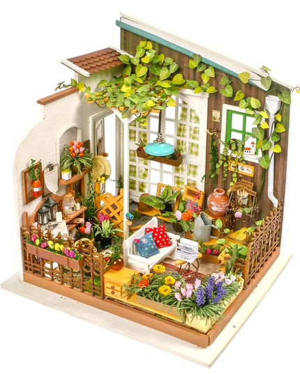 Robotime DIY Wooden Miniature Dollhouse 1 24 Handmade Doll House Model Building Kits Toys For Children Adult Drop Shipping beldemo5-toys2