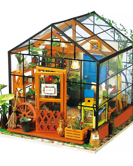 Robotime DIY Wooden Miniature Dollhouse 1 24 Handmade Doll House Model Building Kits Toys For Children Adult Drop Shipping beldemo5-toys2