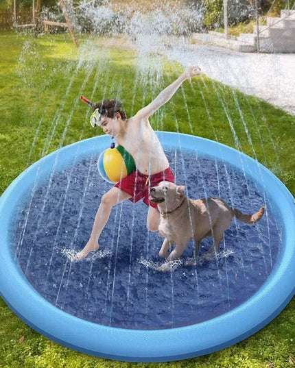 Non-Slip Splash Pad For Kids And Pet Dog Pool Summer Outdoor Water Toys Fun Backyard Fountain Play Mat beldemo5-toys2