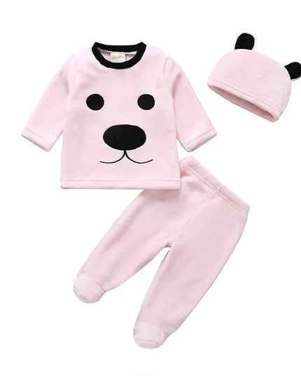 Children's Double-sided Flannel Children's Foot And Velvet Thick Warm Home Set beldemo5-toys2
