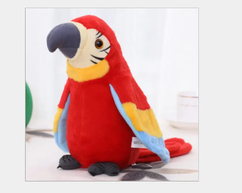Electric Talking Parrot Plush Toy Cute Speaking Record Repeats beldemo5-toys2