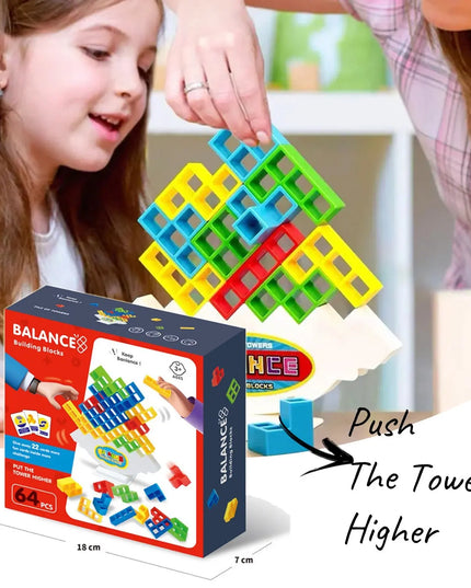 Balance Stacking Board Games Kids Adults Tower Block Toys For Family Parties Travel Games Boys Girls Puzzle Buliding Blocks Toy beldemo5-toys2