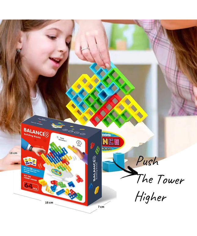 Balance Stacking Board Games Kids Adults Tower Block Toys For Family Parties Travel Games Boys Girls Puzzle Buliding Blocks Toy beldemo5-toys2