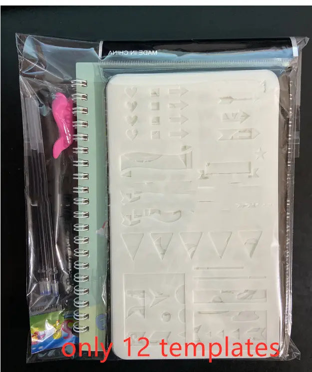 Full English version of calligraphy stickers beldemo5-toys2