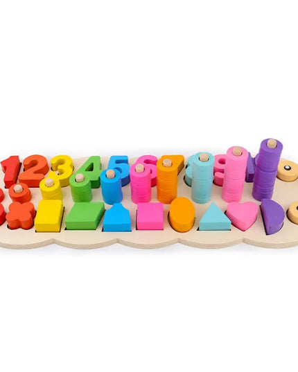 Early Childhood Education Wooden Logarithmic Board beldemo5-toys2