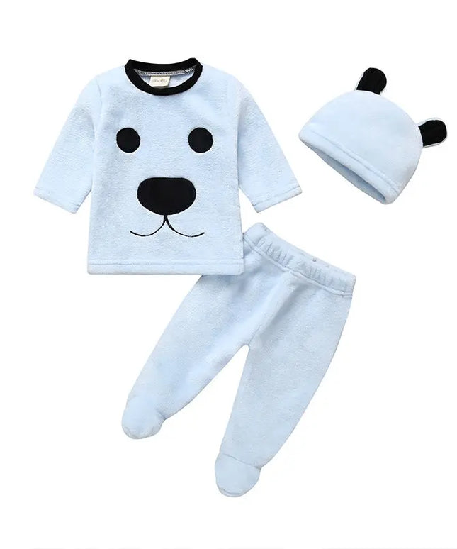 Children's Double-sided Flannel Children's Foot And Velvet Thick Warm Home Set beldemo5-toys2