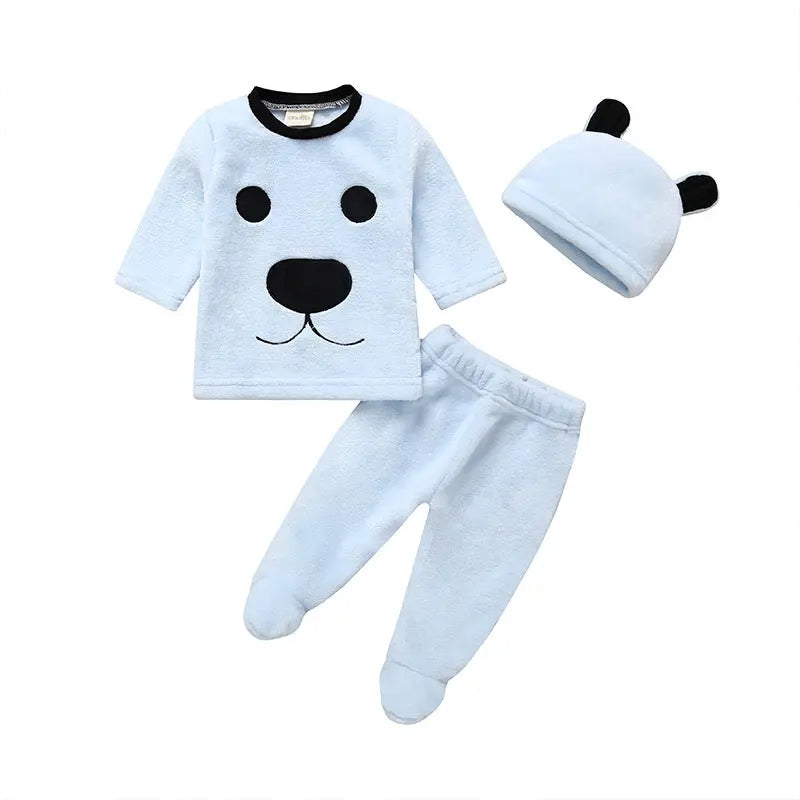 Children's Double-sided Flannel Children's Foot And Velvet Thick Warm Home Set beldemo5-toys2