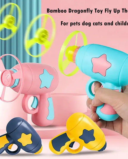 Pet Toy Dog Cat LED Light Toy Luminous Children's Party Toy Bamboo Dragonfly Toy Training Toy Pet Throw Launcher beldemo5-toys2