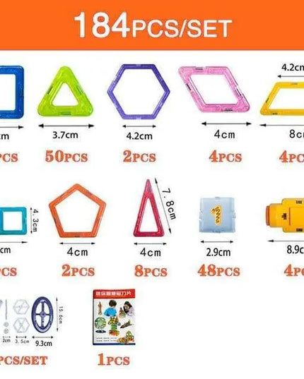 Magnetic Building Blocks DIY Magnets Toys For Kids Designer Construction Set Gifts For Children Toys beldemo5-toys2