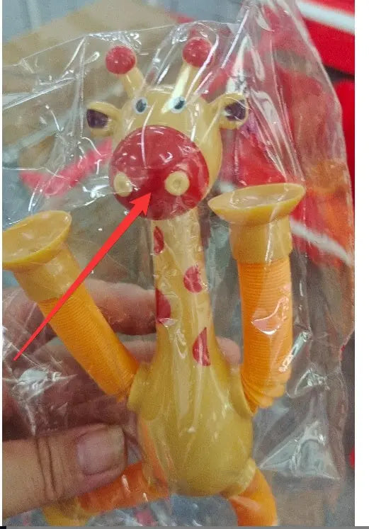 Giraffe Tubes Sensory Toys Novelty Spring Fidget Toy Stretch Tube Stress Relief Toy For Kid Birthday Gift Party Favors beldemo5-toys2