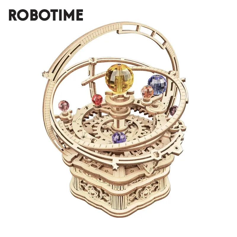 Robotime Rokr Music Box 3D Wooden Puzzle Building Kits Game Assembly Model Toys for Children Kids Birthday Christmas Gifts AMK51 beldemo5-toys2
