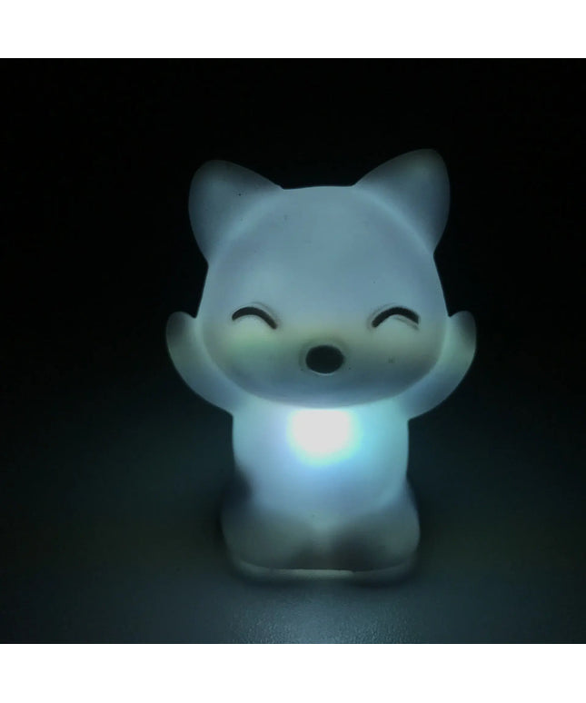 Hot Sale LED Fox Night Light Home Bedroom Desktop 7 Changing Colors Lovely Fox Shape LED Night Light Decoration Bedside Lamp beldemo5-toys2