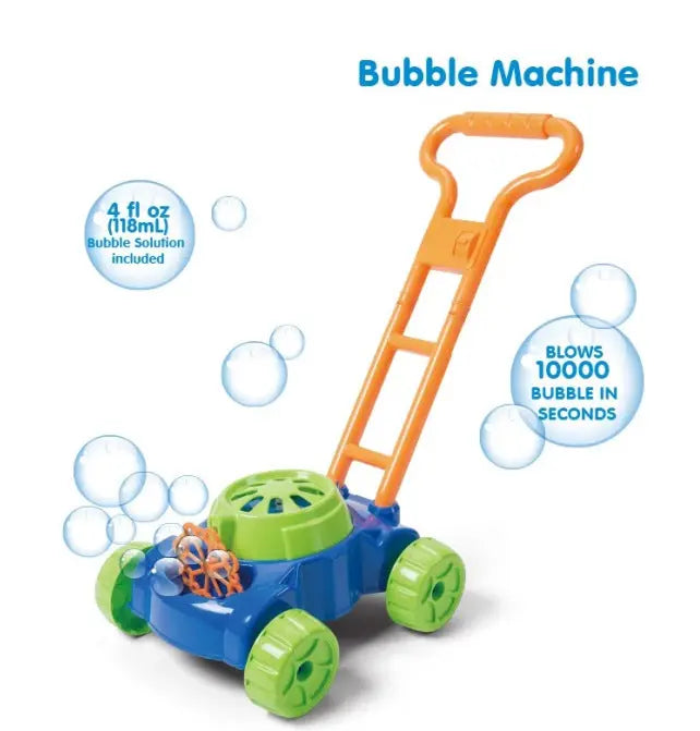 Plastic Hand Push Bubble Machine Electric Blowing Bubble Parent-child Outdoor Children's Tank Car Toy Summer beldemo5-toys2