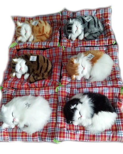 Cat Sleeping Doll With Meow Sound beldemo5-toys2