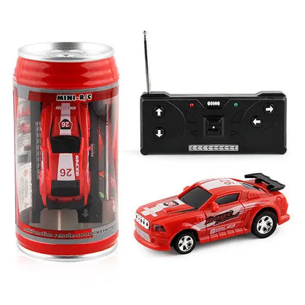 Coke Can Mini RC Car Radio Remote Control Micro Racing Car 4 Frequencies beldemo5-toys2