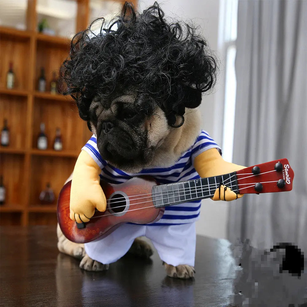 Pet dog guitarist dress beldemo5-toys2