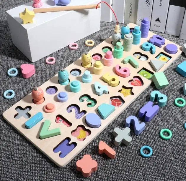 Children 3D Alphabet Number Puzzle Baby Colorful Geometric Digital Letter Educational Toy beldemo5-toys2