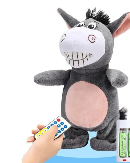 Electronic Robot Donkey Remote Control Kids Plush Toy Speak /walk/sing beldemo5-toys2