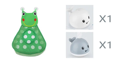 New Baby Bathroom Bath Electric Induction Whale Spray Small Toy beldemo5-toys2