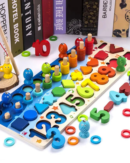 Children 3D Alphabet Number Puzzle Baby Colorful Geometric Digital Letter Educational Toy beldemo5-toys2