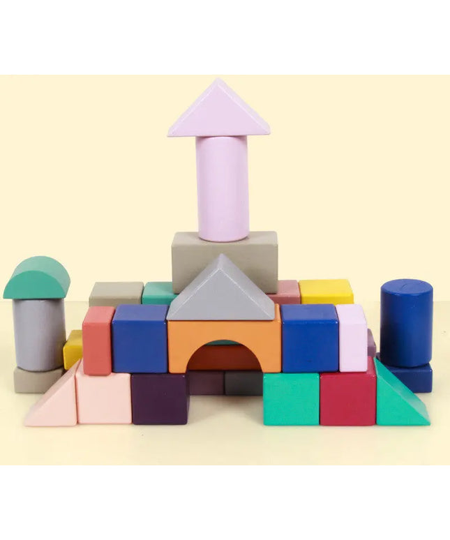 Wooden Beech Building Blocks Wood Assembling Educational Toys beldemo5-toys2