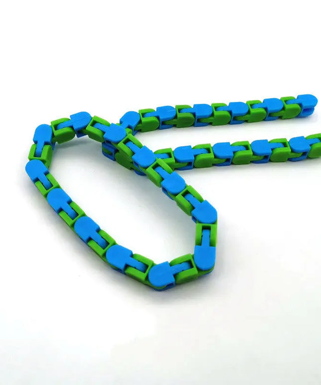 Funny Fidget Chain Anti Stress Toy for Adult Bike Chain Fidget Bracelet Puzzle Educational Toys beldemo5-toys2