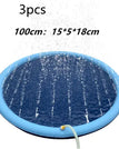 Bleu 100 cm 3 pièces